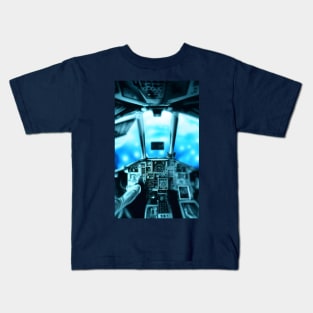 Cockpit view Kids T-Shirt